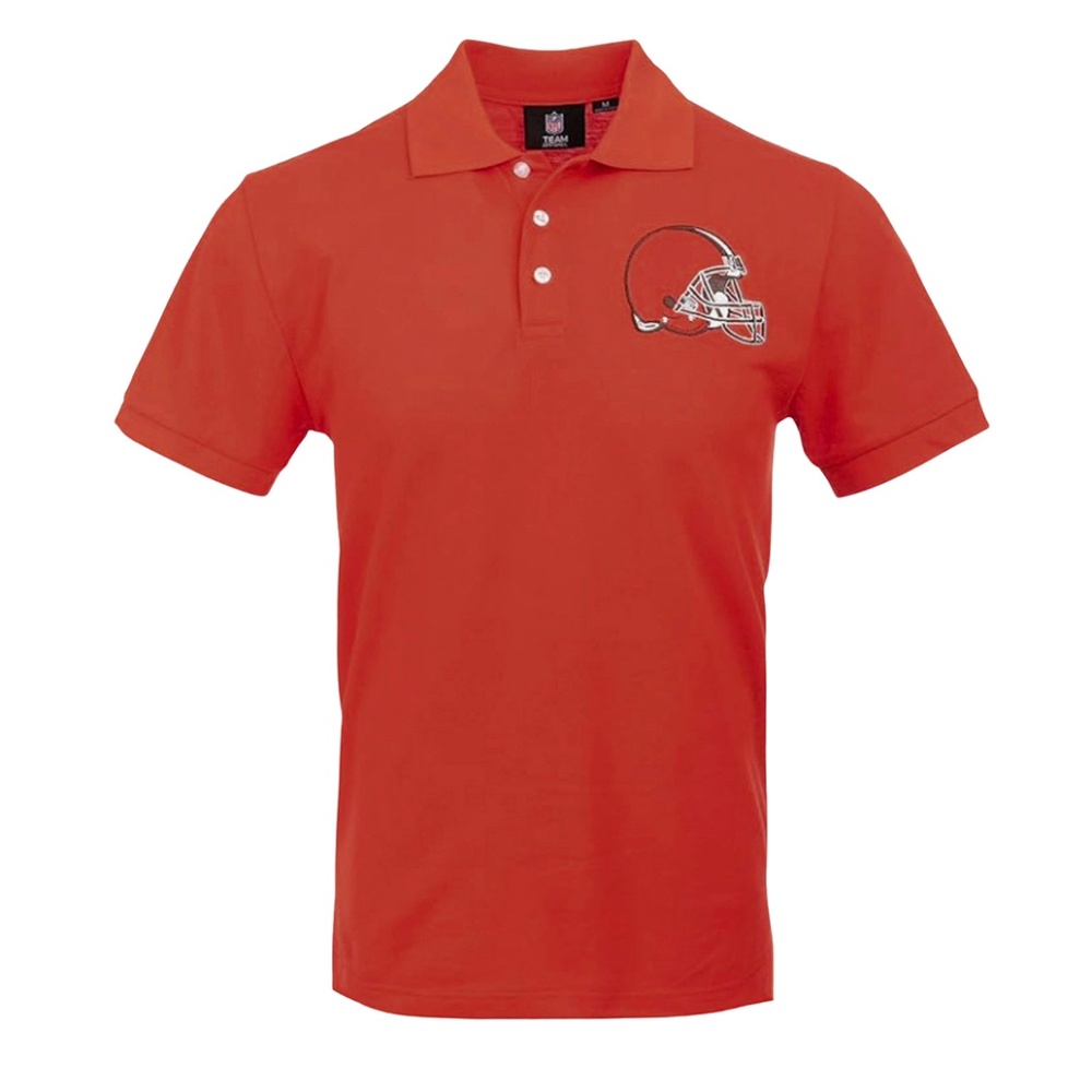 Share Cleveland Browns / NFL Polo Shirt - NWT Mens Medium Orange - #45516-K1